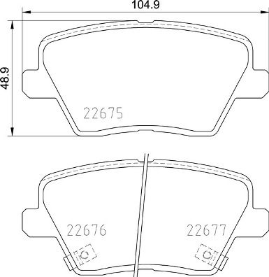 P30109 BREMBO Комплект тормозных колодок, дисковый тормоз