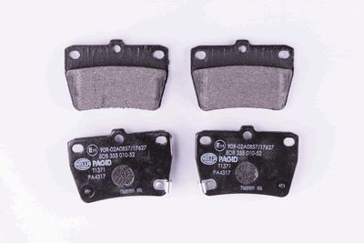 8DB355010521 HELLA PAGID Комплект тормозных колодок, дисковый тормоз