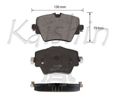 FK10228 KAISHIN Комплект тормозных колодок, дисковый тормоз