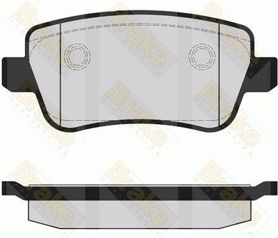 PA1691 Brake ENGINEERING Комплект тормозных колодок, дисковый тормоз