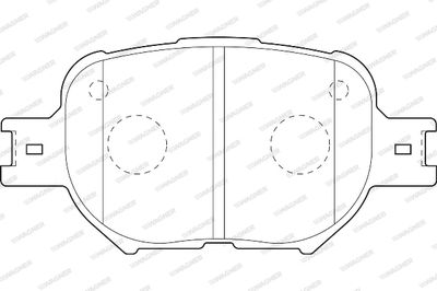 WBP23526A WAGNER Комплект тормозных колодок, дисковый тормоз