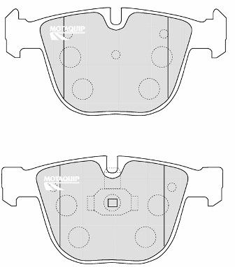 LVXL1169 MOTAQUIP Комплект тормозных колодок, дисковый тормоз