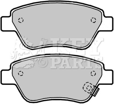 KBP2042 KEY PARTS Комплект тормозных колодок, дисковый тормоз