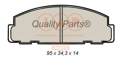 70403050 IAP QUALITY PARTS Комплект тормозных колодок, дисковый тормоз