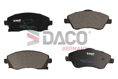 323624 DACO Germany Комплект тормозных колодок, дисковый тормоз