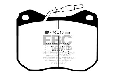 DP239 EBC Brakes Комплект тормозных колодок, дисковый тормоз