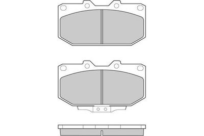 120649 E.T.F. Комплект тормозных колодок, дисковый тормоз