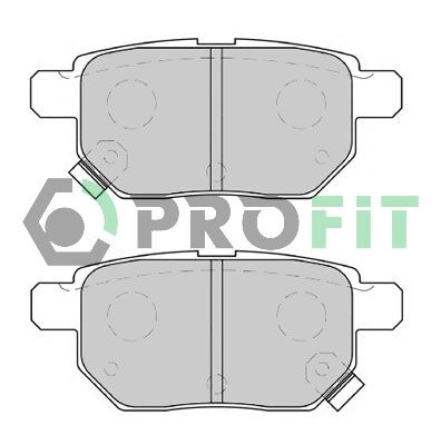 50004042 PROFIT Комплект тормозных колодок, дисковый тормоз