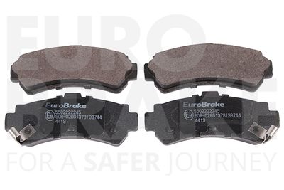 5502222245 EUROBRAKE Комплект тормозных колодок, дисковый тормоз