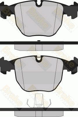 PA1237 Brake ENGINEERING Комплект тормозных колодок, дисковый тормоз