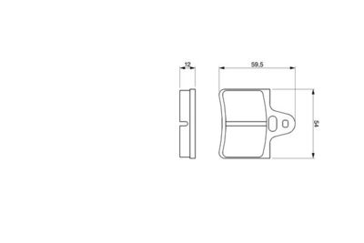 0986462971 BOSCH Комплект тормозных колодок, дисковый тормоз