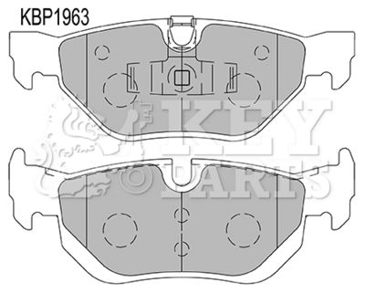KBP1963 KEY PARTS Комплект тормозных колодок, дисковый тормоз