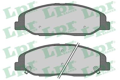 05P1779 LPR Комплект тормозных колодок, дисковый тормоз