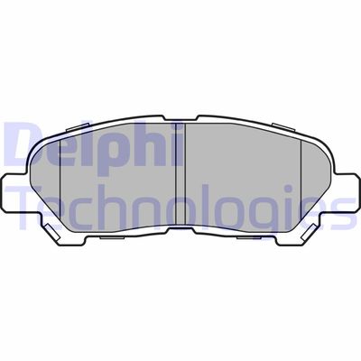 LP3440 DELPHI Комплект тормозных колодок, дисковый тормоз