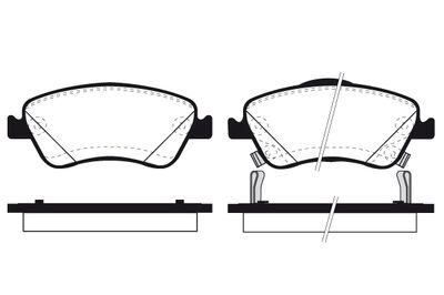 RA09270 RAICAM Комплект тормозных колодок, дисковый тормоз