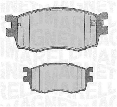 363916060698 MAGNETI MARELLI Комплект тормозных колодок, дисковый тормоз