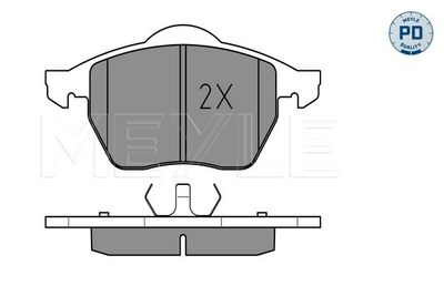 0252191119PD MEYLE Комплект тормозных колодок, дисковый тормоз