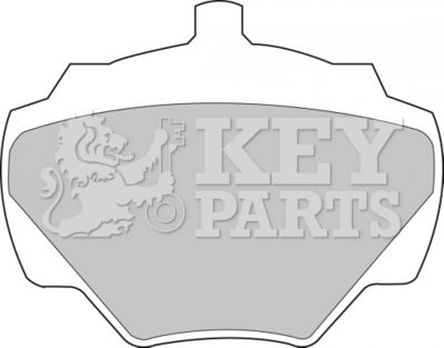 KBP1528 KEY PARTS Комплект тормозных колодок, дисковый тормоз