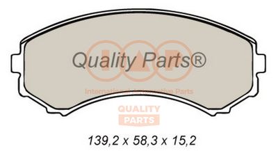 70412026P IAP QUALITY PARTS Комплект тормозных колодок, дисковый тормоз