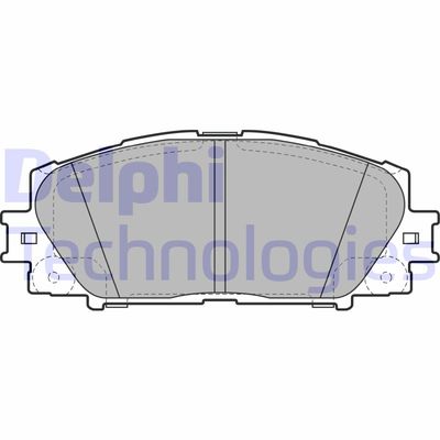 LP2006 DELPHI Комплект тормозных колодок, дисковый тормоз