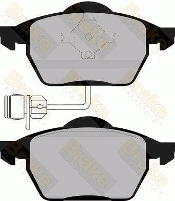 PA865 Brake ENGINEERING Комплект тормозных колодок, дисковый тормоз