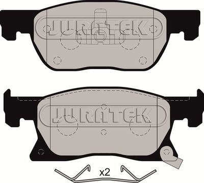 JCP8180 JURATEK Комплект тормозных колодок, дисковый тормоз