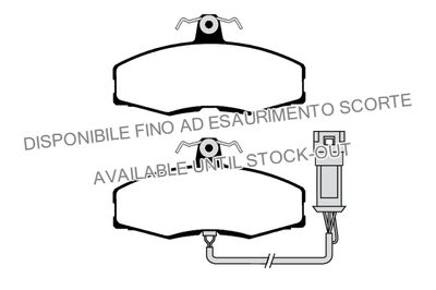 RA02591 RAICAM Комплект тормозных колодок, дисковый тормоз