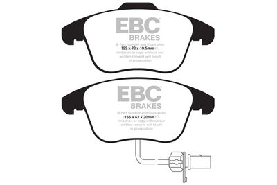 DP31998C EBC Brakes Комплект тормозных колодок, дисковый тормоз