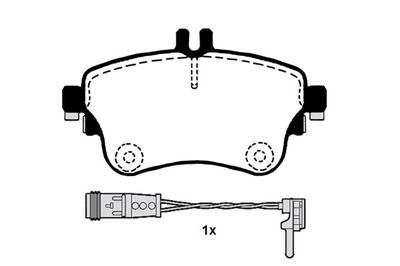 RA10221 RAICAM Комплект тормозных колодок, дисковый тормоз