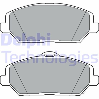 LP3385 DELPHI Комплект тормозных колодок, дисковый тормоз