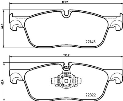 8DB355024741 HELLA Комплект тормозных колодок, дисковый тормоз