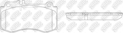 PN0491 NiBK Комплект тормозных колодок, дисковый тормоз