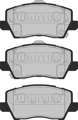 JCP8275 JURATEK Комплект тормозных колодок, дисковый тормоз