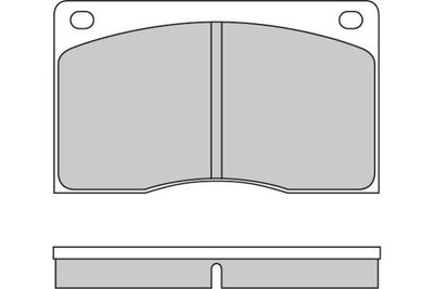 120213 E.T.F. Комплект тормозных колодок, дисковый тормоз