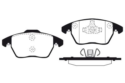 RA09192 RAICAM Комплект тормозных колодок, дисковый тормоз