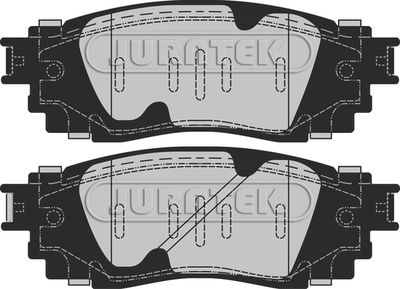 JCP8528 JURATEK Комплект тормозных колодок, дисковый тормоз