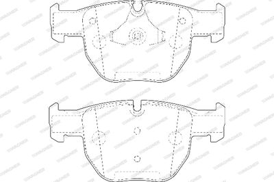 WBP23397A WAGNER Комплект тормозных колодок, дисковый тормоз