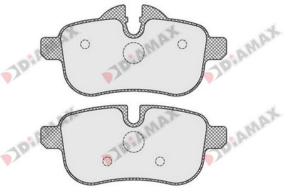 N09510 DIAMAX Комплект тормозных колодок, дисковый тормоз
