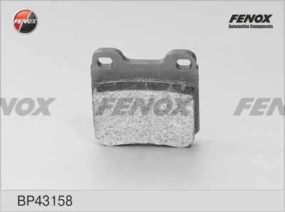 BP43158 FENOX Комплект тормозных колодок, дисковый тормоз