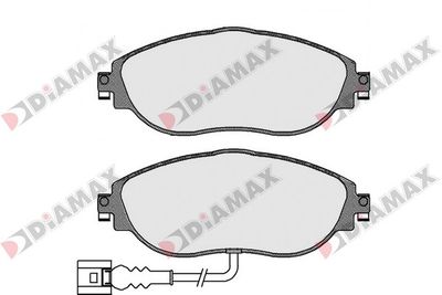 N09598 DIAMAX Комплект тормозных колодок, дисковый тормоз