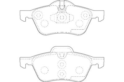 2134988 Omnicraft Комплект тормозных колодок, дисковый тормоз