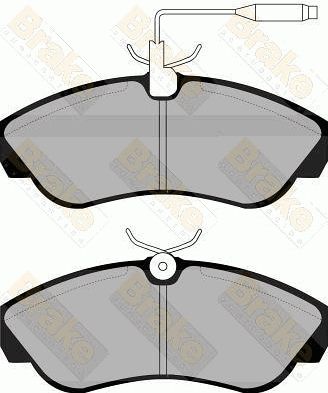 PA1043 Brake ENGINEERING Комплект тормозных колодок, дисковый тормоз