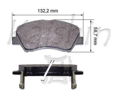 FK10192 KAISHIN Комплект тормозных колодок, дисковый тормоз