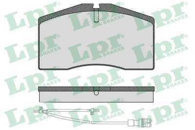 05P1585A LPR Комплект тормозных колодок, дисковый тормоз
