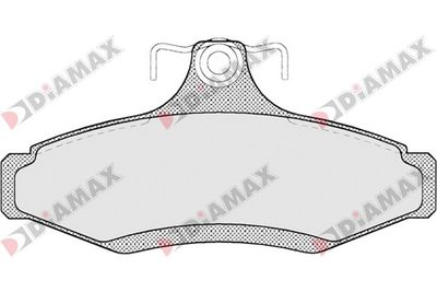 N09211 DIAMAX Комплект тормозных колодок, дисковый тормоз