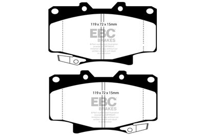 DP6992 EBC Brakes Комплект тормозных колодок, дисковый тормоз