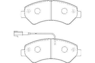 2135184 Omnicraft Комплект тормозных колодок, дисковый тормоз