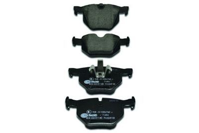 8DB355011801 HELLA PAGID Комплект тормозных колодок, дисковый тормоз