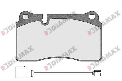 N09426B DIAMAX Комплект тормозных колодок, дисковый тормоз