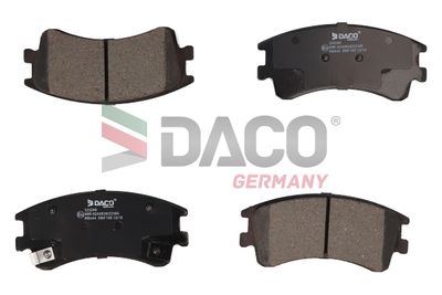 323240 DACO Germany Комплект тормозных колодок, дисковый тормоз